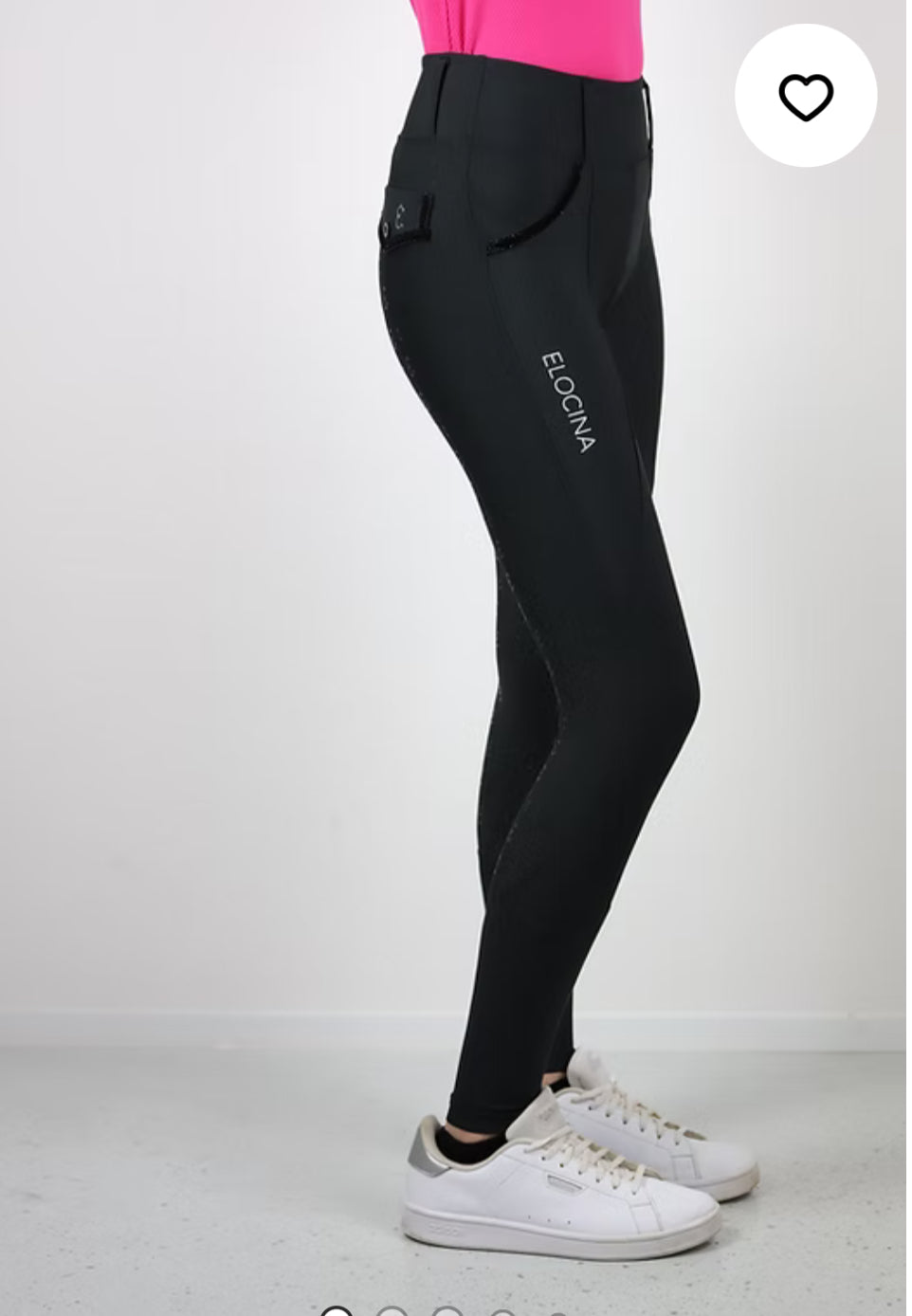 Reithose Elocina Emilia 2.0 Schwarz Vollbesatz