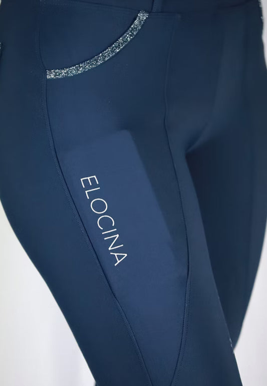 Reithose Elocina Emilia 2.0 Navy Vollbesatz