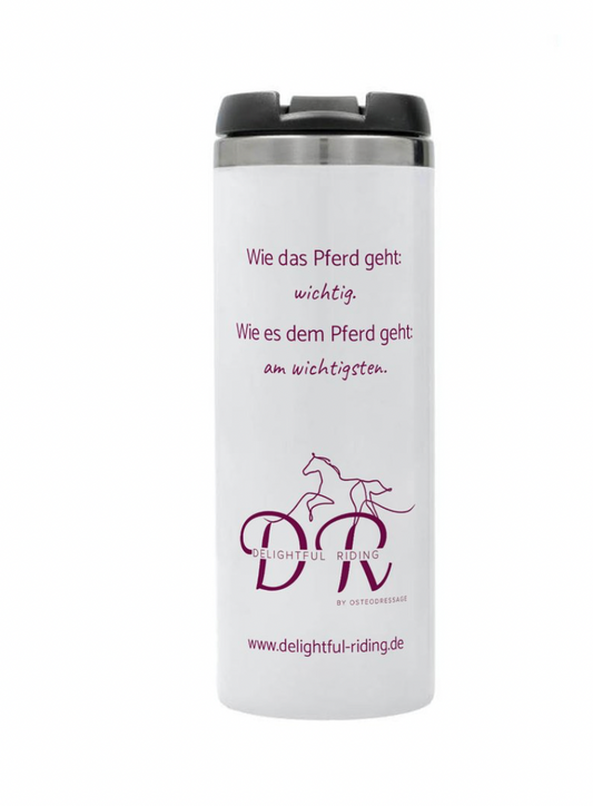 Thermobecher "Wie das Pferd geht"