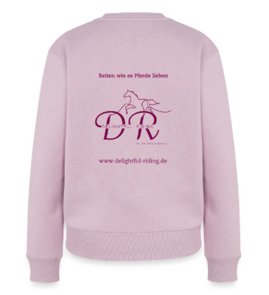 Delightful Riding Pulli "Logo" altrosa