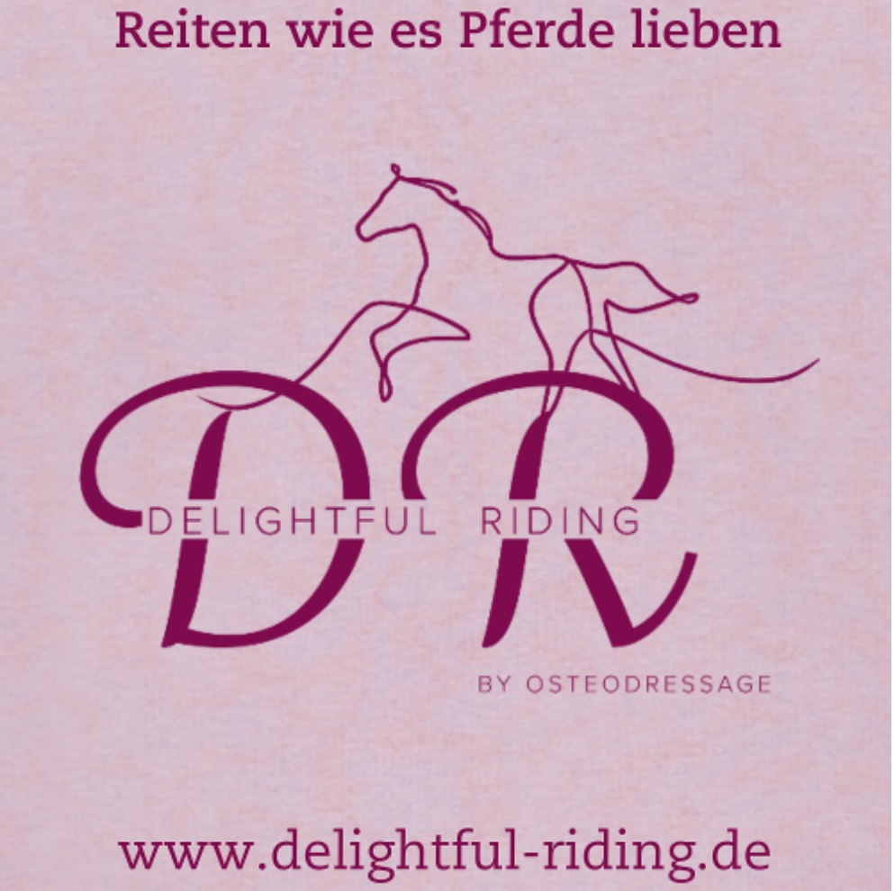 Delightful Riding Pulli "Logo" altrosa