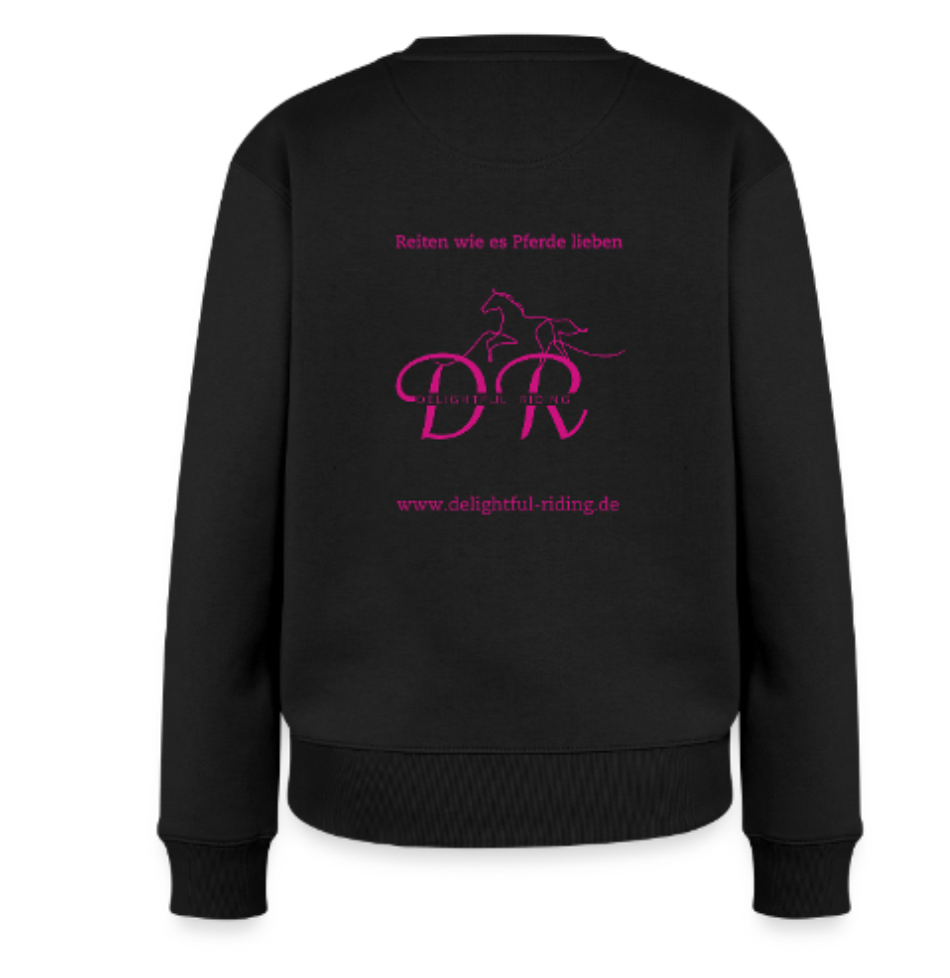 Delightful Riding Pulli "Logo" schwarz