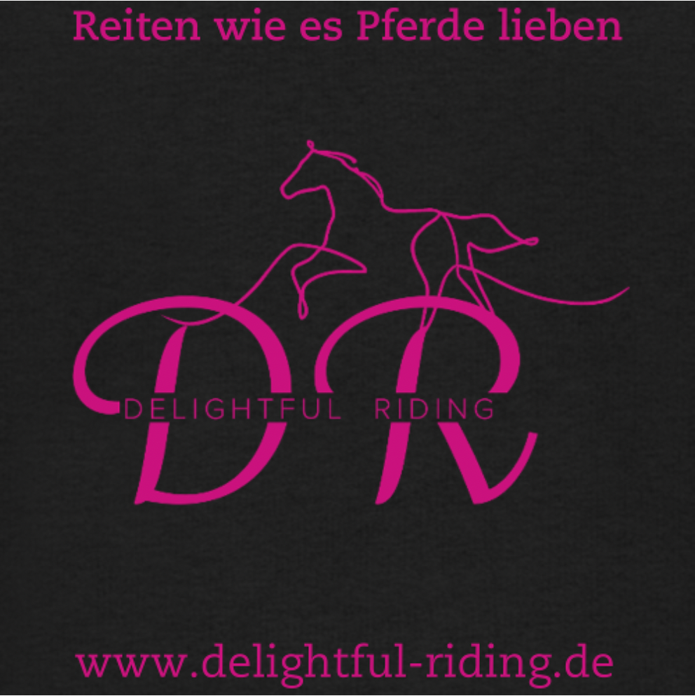 Delightful Riding Pulli "Logo" schwarz
