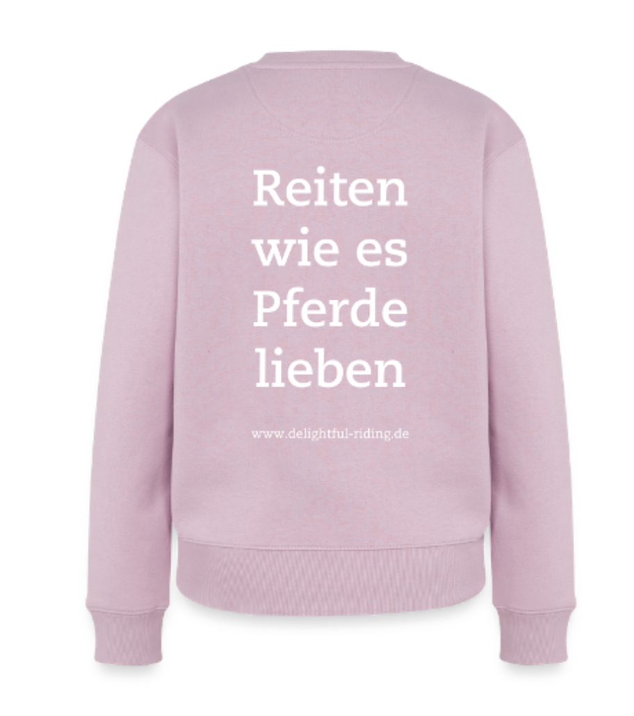 Delightful Riding Pulli "Reiten wie es Pferde lieben" altrosa