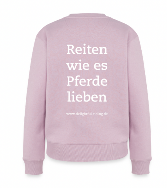Delightful Riding Pulli "Reiten wie es Pferde lieben" altrosa