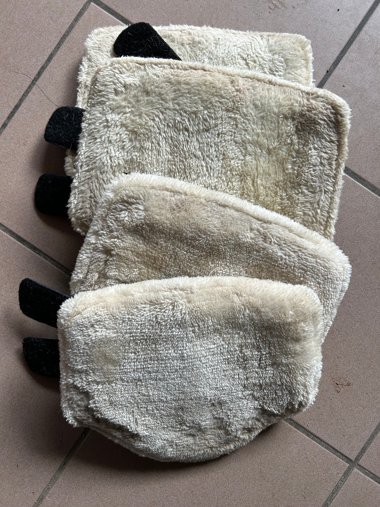 Gamaschen Kunstleder/Teddy GEBRAUCHT