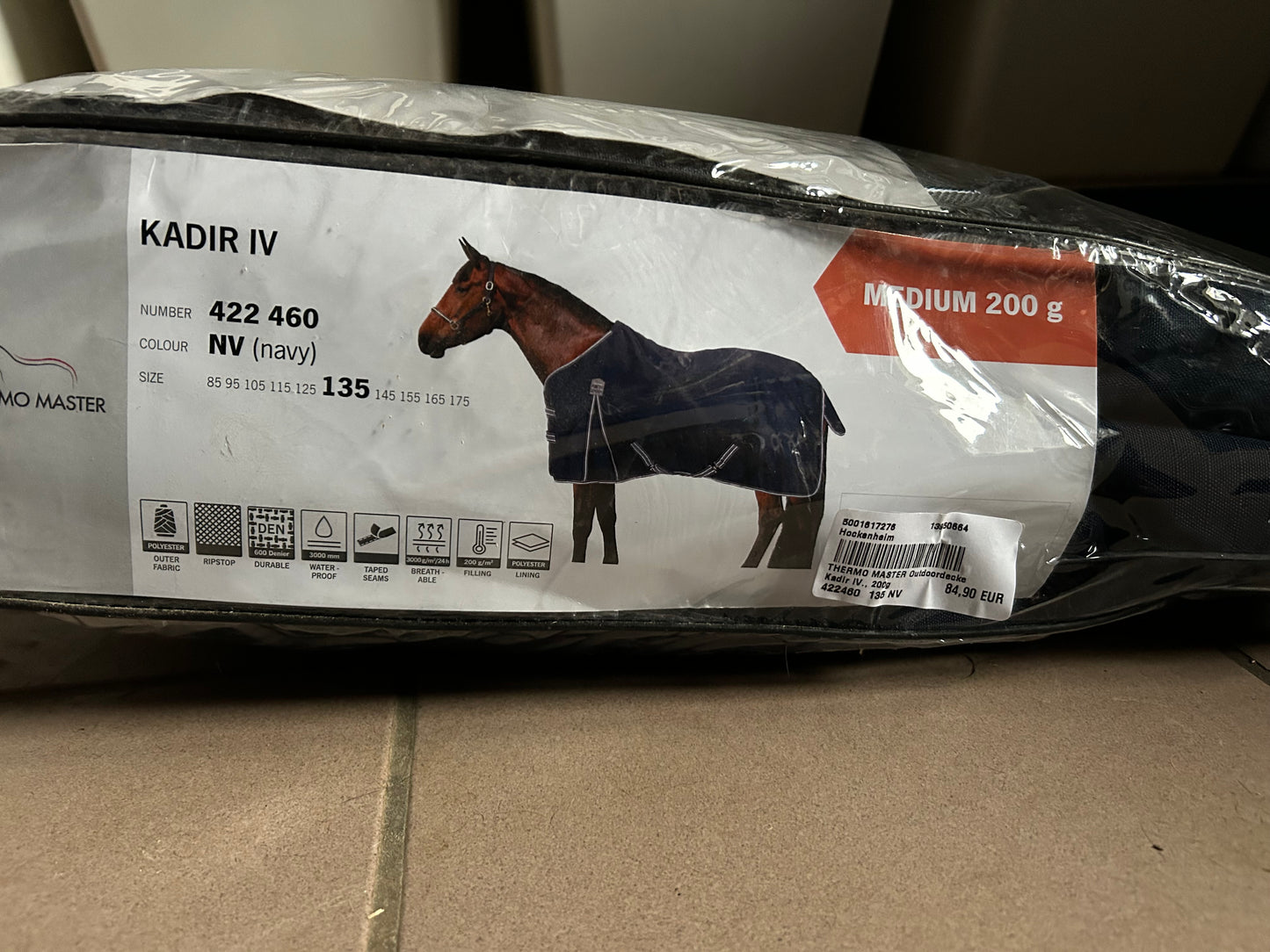 Outdoordecke 135 cm (200g)