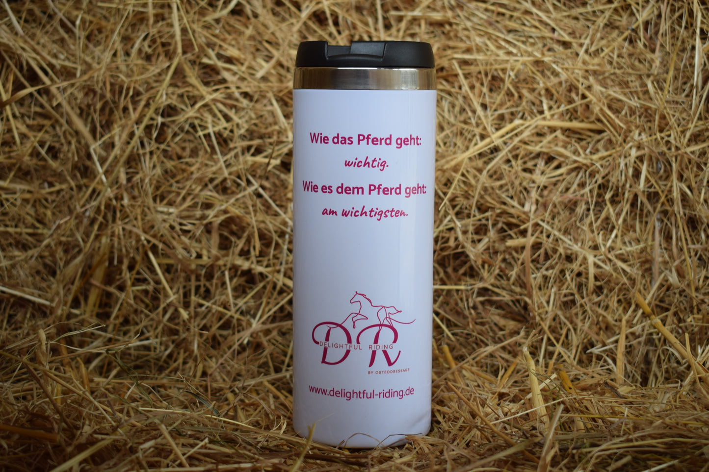 Thermobecher "Wie das Pferd geht"
