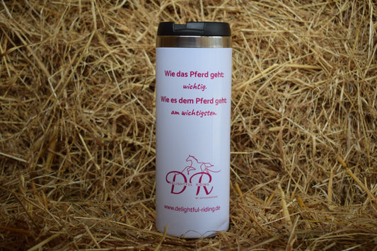 Thermobecher "Wie das Pferd geht"